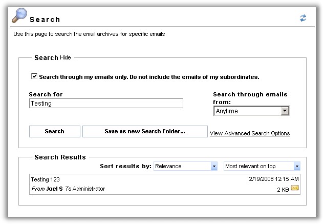 GFI Mail Archiver